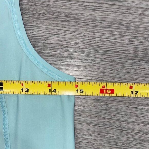 Lululemon Sculpt Tank Top Women's 2 ? Blue Mesh Sleeveless Training Yoga Workout - Picture 5 of 6